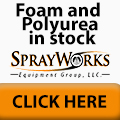 SprayWorks spray foam and polyurea in stock
