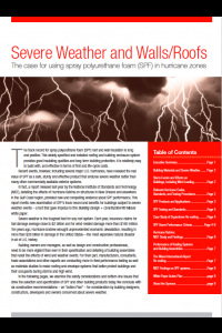 Severe Weather and Walls/Roofs