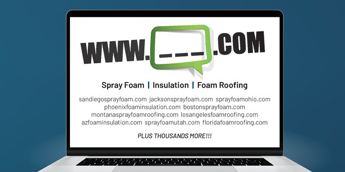 Spray Foam Industry Domains For Sale