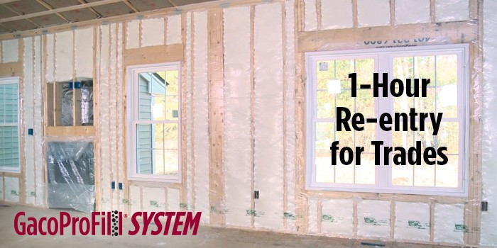 GacoProFill Open Cell Foam – 1-Hour Re-entry for Trades   