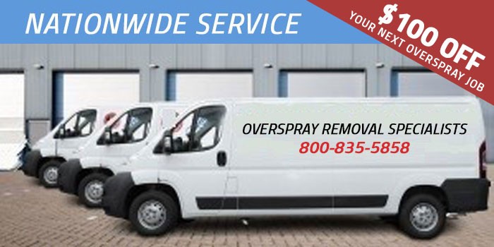 Overspray Removal Services - Overspray Removal Specialists