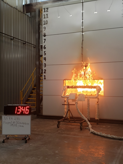 Huntsman Building Solutions Announces HEATLOK® HFO Pro Spray Polyurethane Foam Completes NFPA 285 Fire Testing