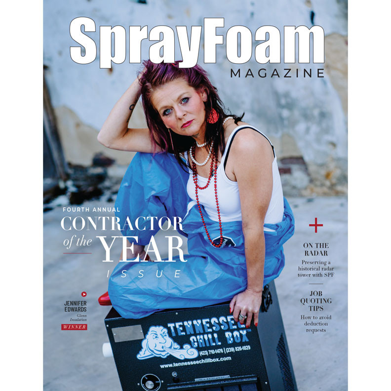 Spray Foam Magazine 2021 Contractor of the Year Jennifer Edwards