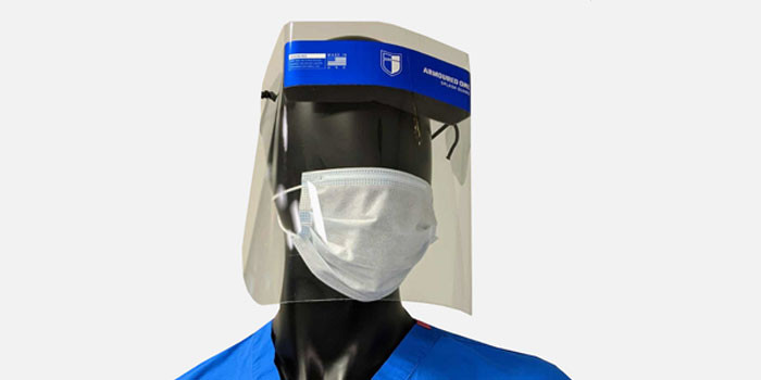 Defense Company Produces Face Shields As A Response to Spike in COVID