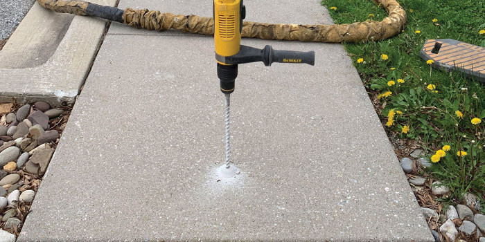 Lifting It Up Sprayfoam News Com - Diy Spray Foam Concrete Lifting
