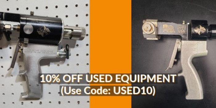 10% off used Equipment